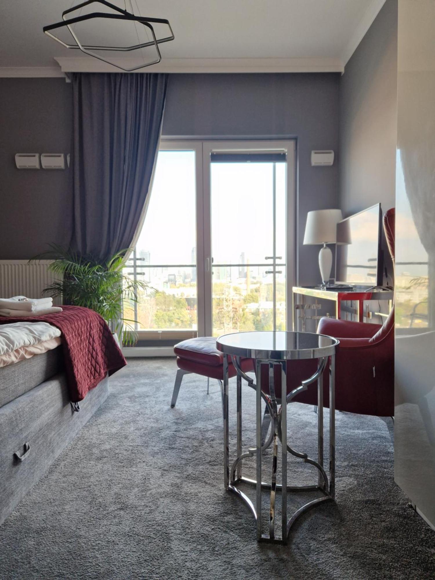 Apartamenty Wola Tower Na Prymasa - Z Widokiem Na City Warszawa Exteriör bild